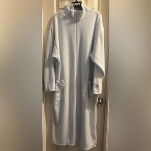 Fundamentals Light Blue Ribbed Long night coat size XL